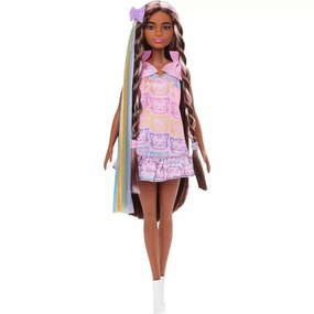 Mattel Toys Barbie Fun & Fancy Doll & Accessories Brunette Fashion Doll With Extra-Long Hair