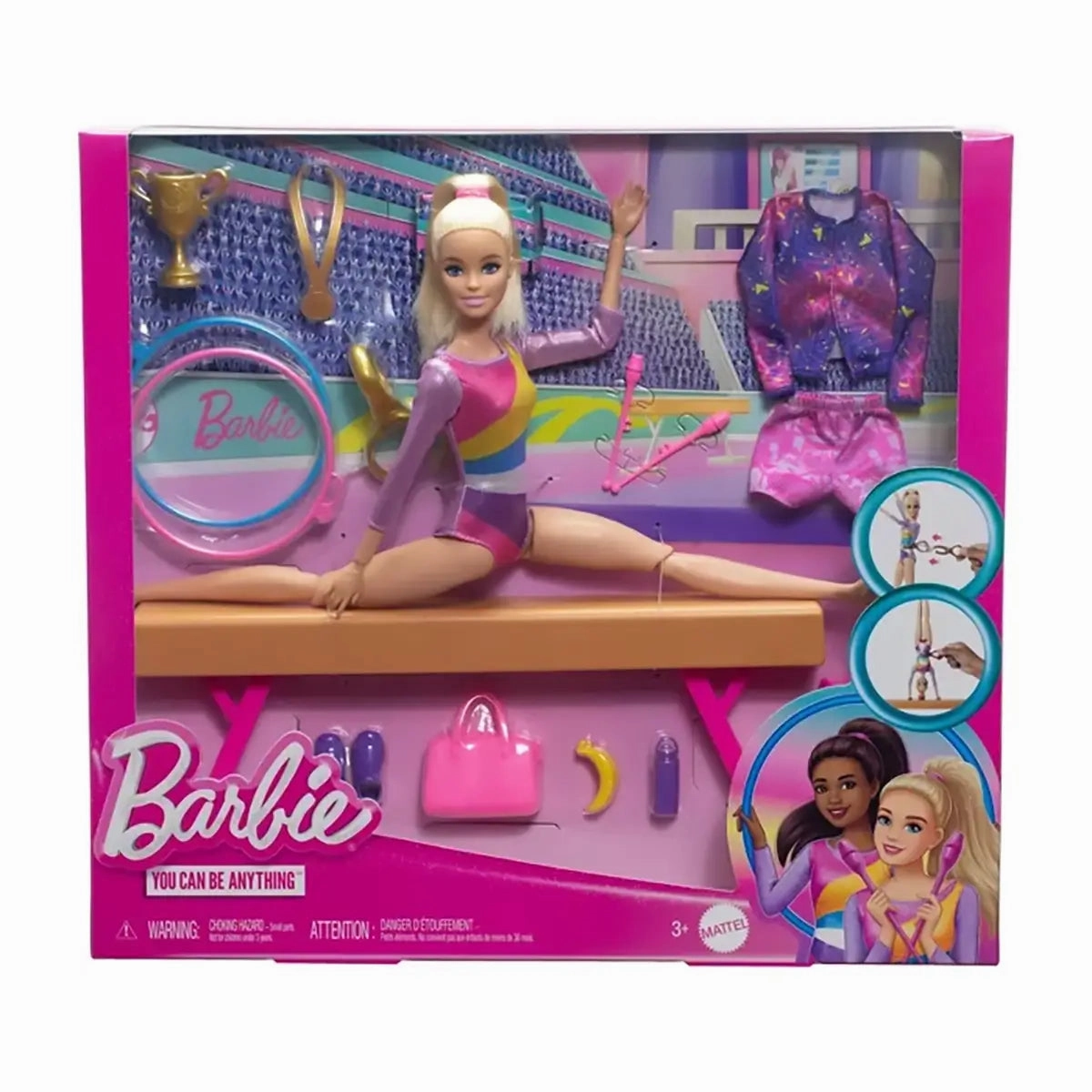 Mattel Toys Barbie You Can Be Anything Gymnastics Playset