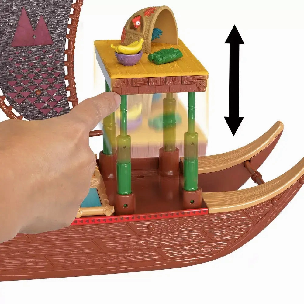 Mattel Toys Disney Moana 2 Adventure Canoe Playset