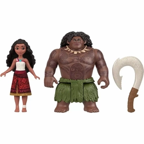 Mattel Toys Disney Moana 2 Moana & Maui Ocean Adventures 2-Pack Dolls & Accessory Set