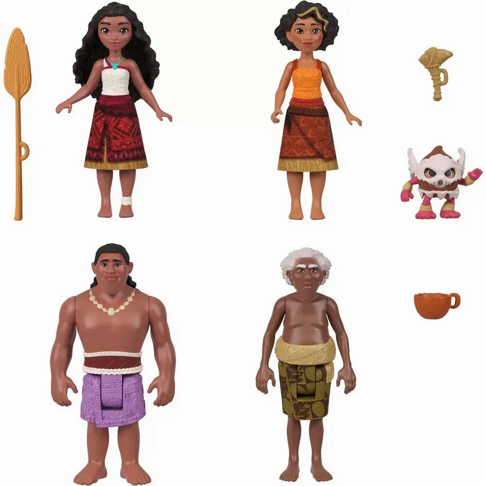 Mattel Toys Disney Moana 2 Moana's Canoe Crew Playset