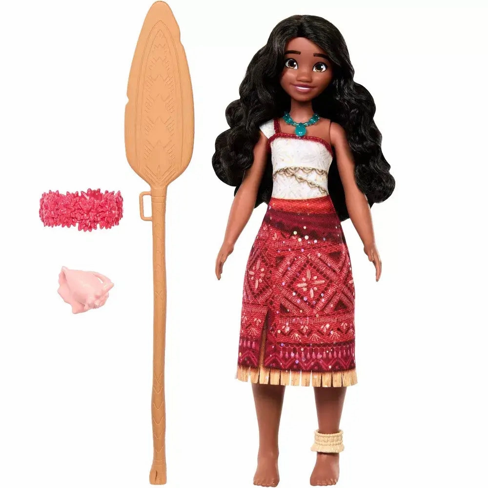 Mattel Toys Disney Moana 2 Singing Adventure Moana Doll & Accessories