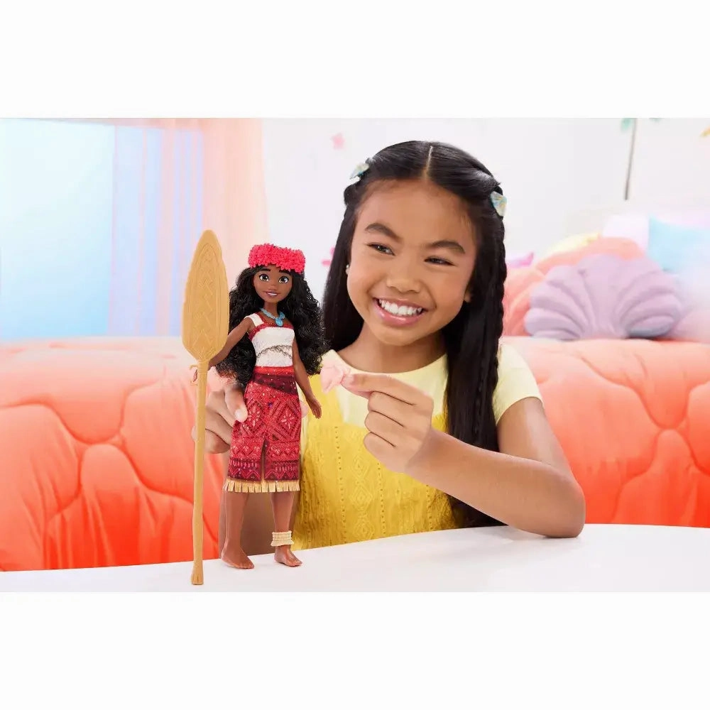 Mattel Toys Disney Moana 2 Singing Adventure Moana Doll & Accessories