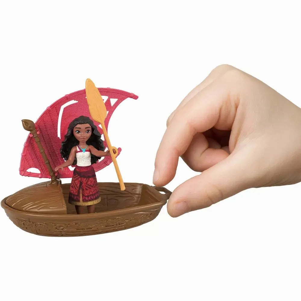 Mattel Toys Disney Moana 2 Wayfinder Wonders with Surprise Small Doll, Canoe & Accessory