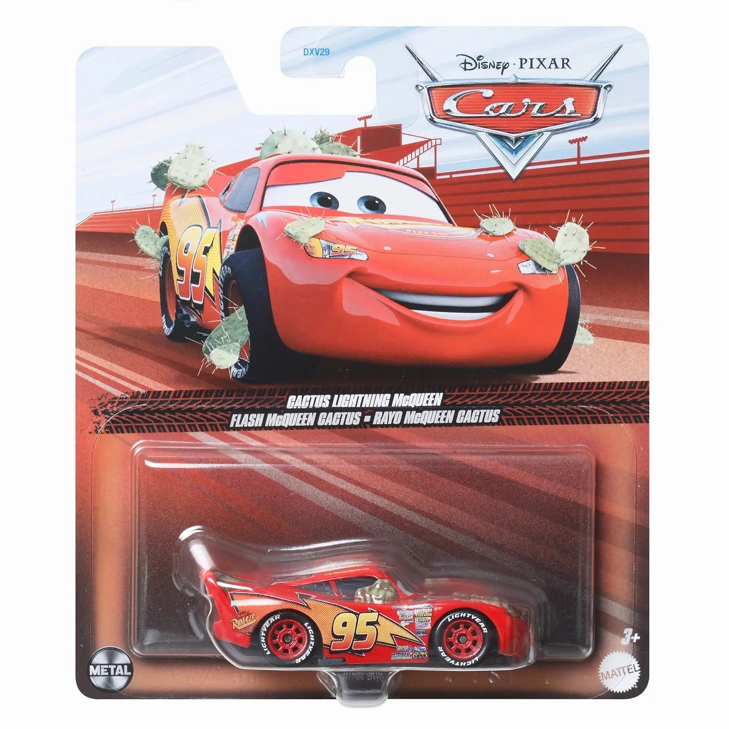 Mattel Toys Disney Pixar Cars Cactus Lighning McQueen Diecast Vehicle