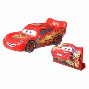 Mattel Toys Disney Pixar Cars Lightning McQueen with Rusteze Sign Vehicle