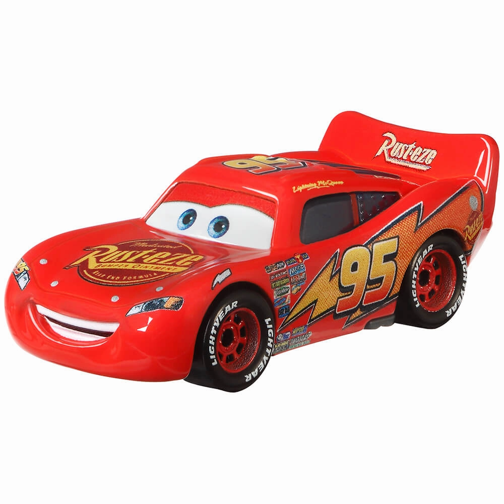 Mattel Toys Disney Pixar Cars Lightning McQueen with Rusteze Sign Vehicle