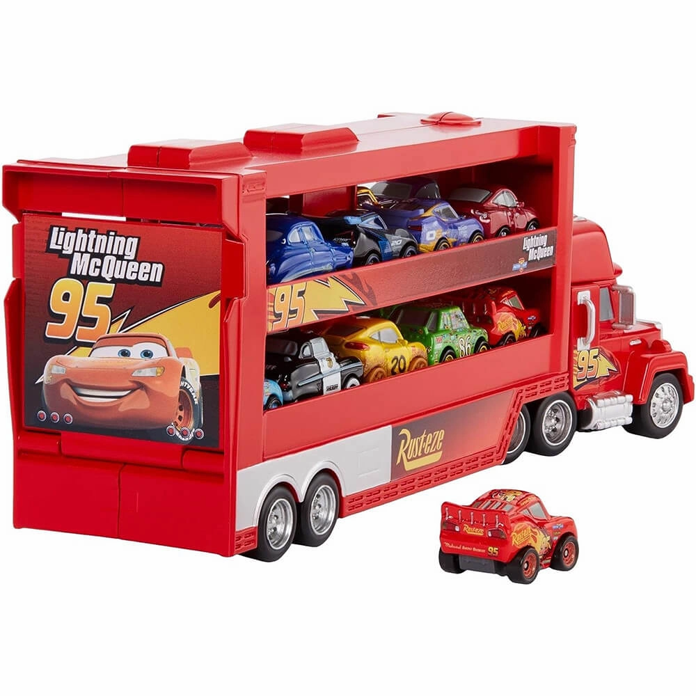 Mattel Toys Disney Pixar Cars Mack Mini Racers Hauler