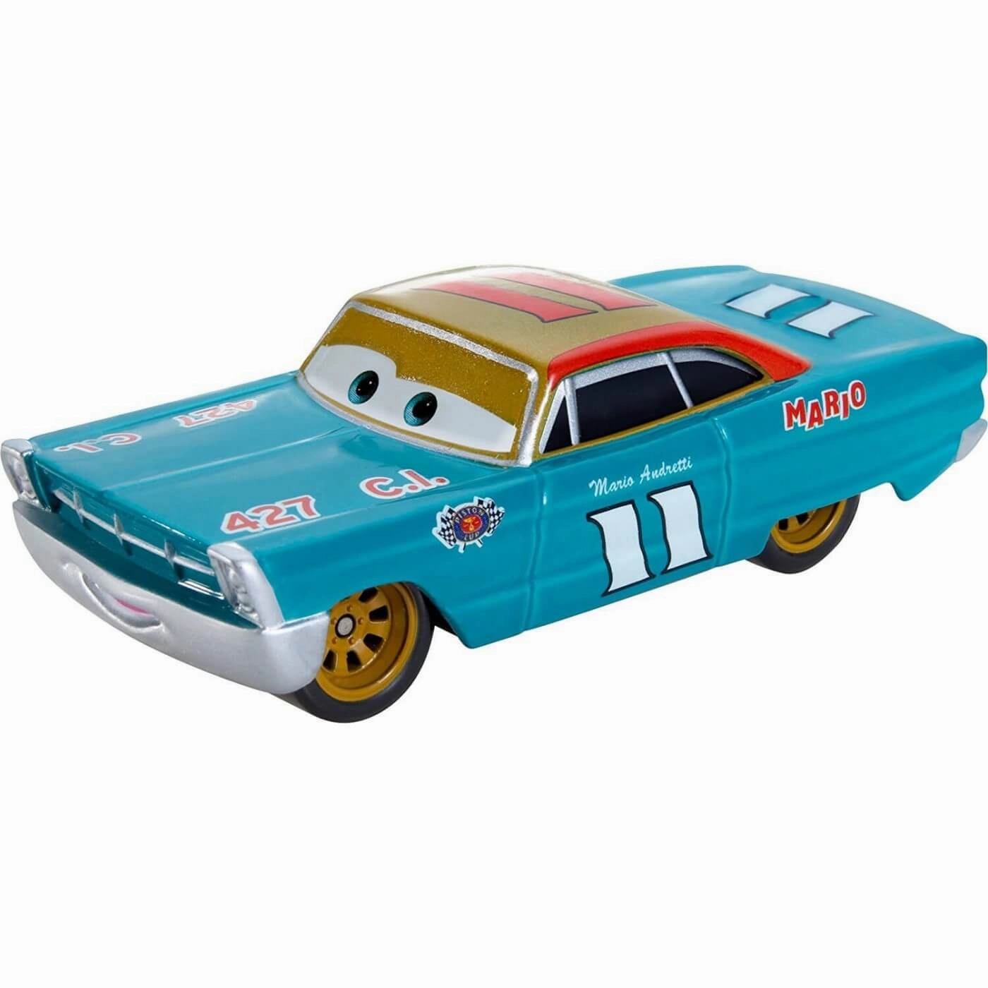 Mattel Toys Disney Pixar Cars Mario Andretti 1:55 Scale Vehicle
