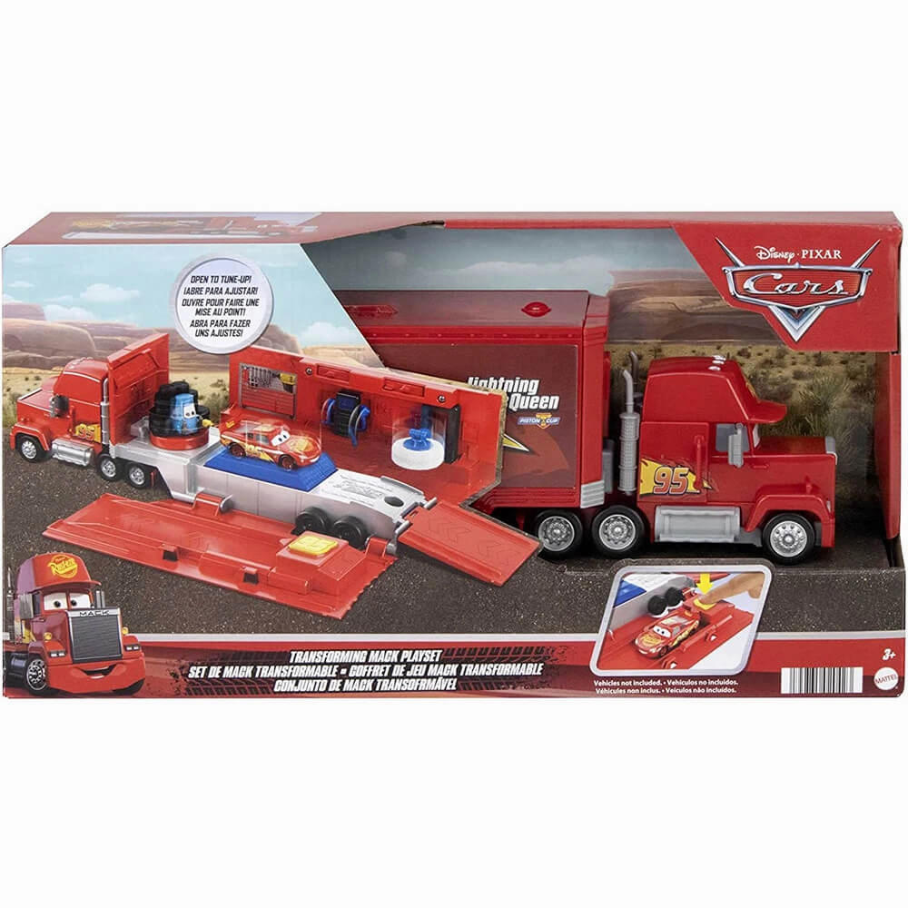 Mattel Toys Disney Pixar Cars Transforming Mack Playset