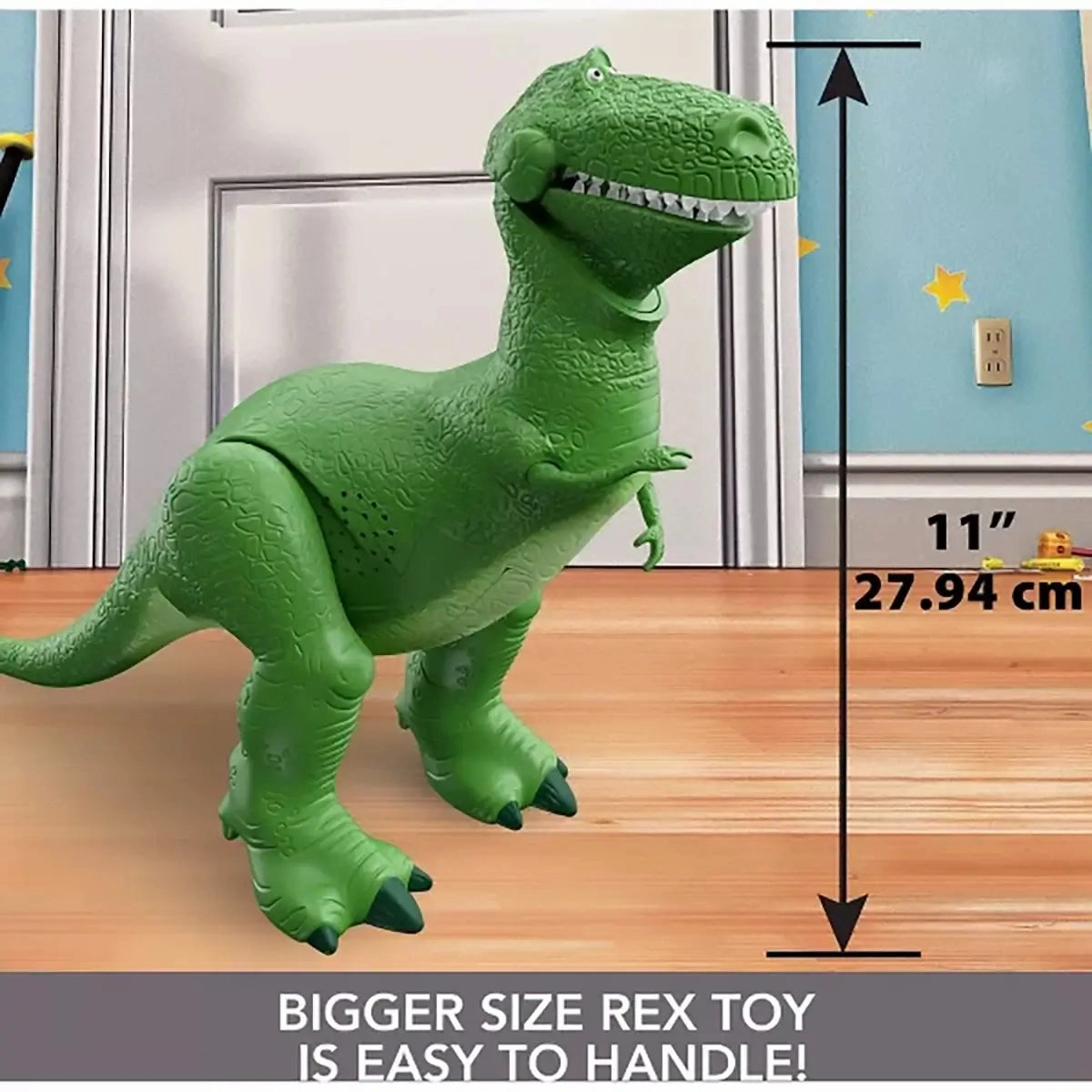 Mattel Toys Disney Pixar Toy Story Roarin' Laughs Rex Action Figure