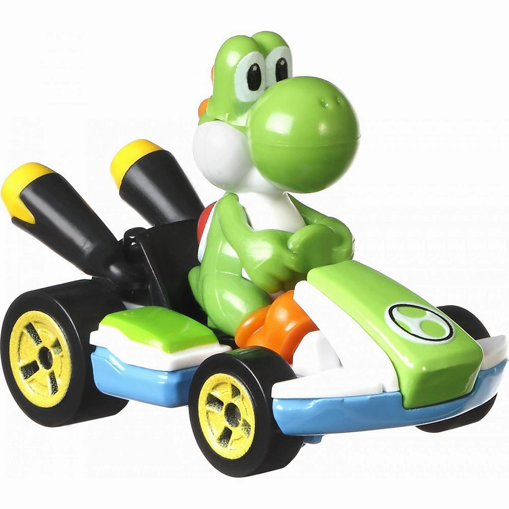 Mattel Toys Hot Wheel Mario Kart Yoshi Standard Kart