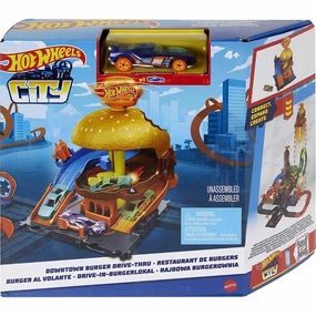 Mattel Toys Hot Wheels City Burger Blitz Playset