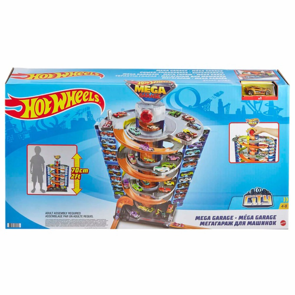 Mattel Toys Hot Wheels City Mega Garage Playset