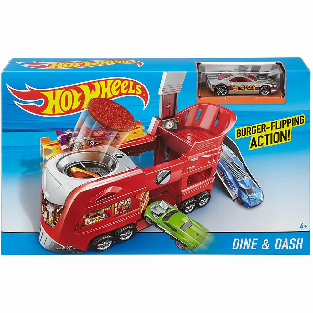Mattel Toys Hot Wheels Dine and Dash Playset