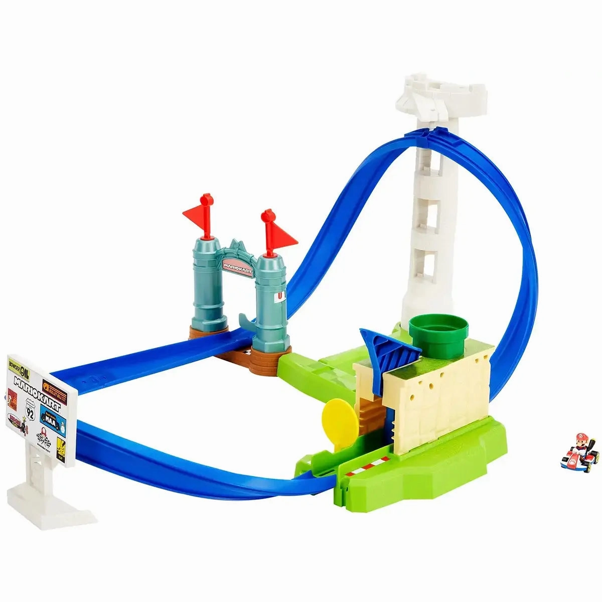 Mattel Toys Hot Wheels Mario Kart Circuit Slam Track Set