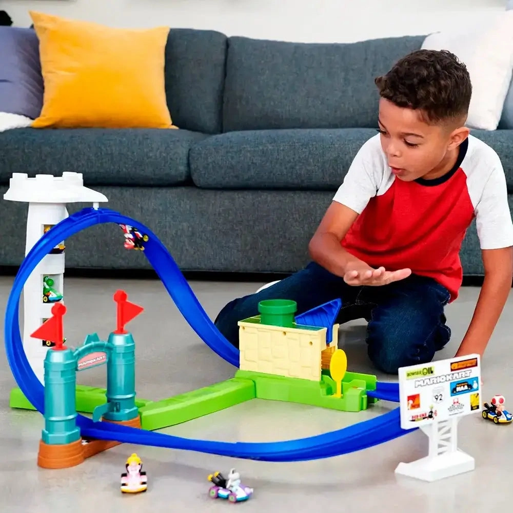 Mattel Toys Hot Wheels Mario Kart Circuit Slam Track Set