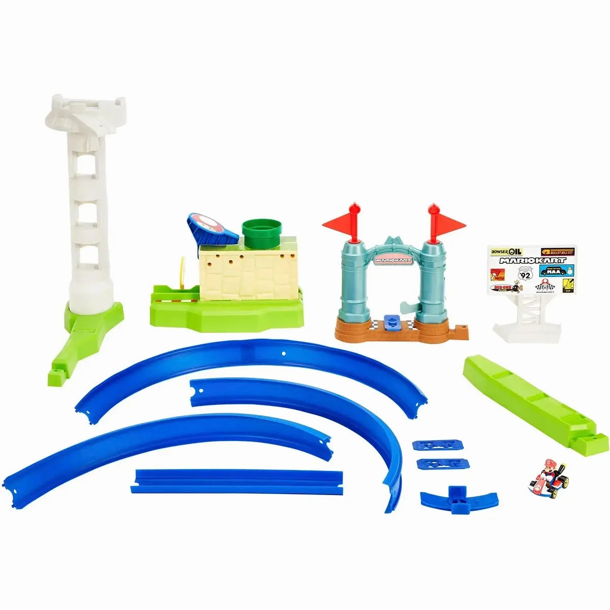 Mattel Toys Hot Wheels Mario Kart Circuit Slam Track Set