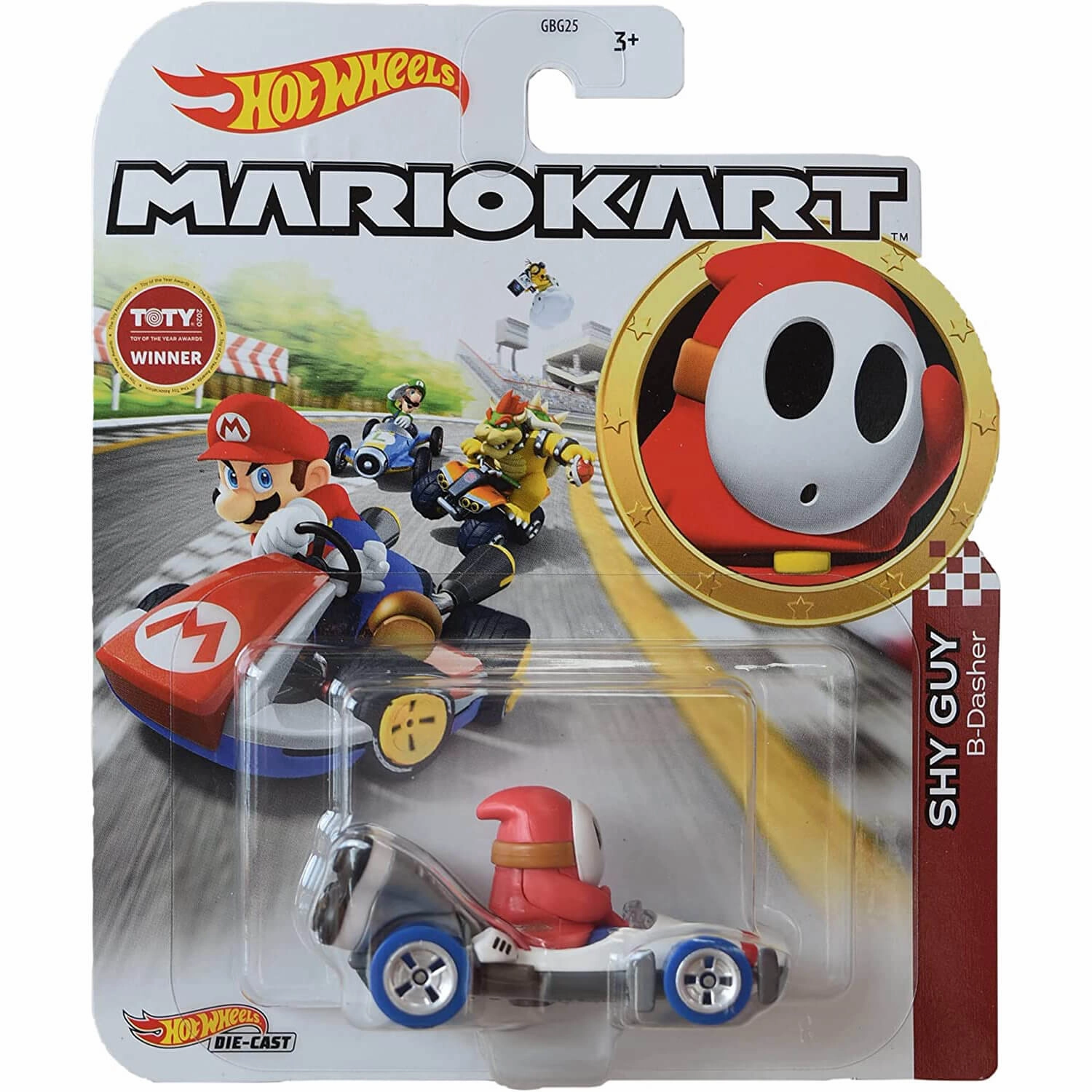 Mattel Toys Hot Wheels Mario Kart Shy Guy B-Dasher
