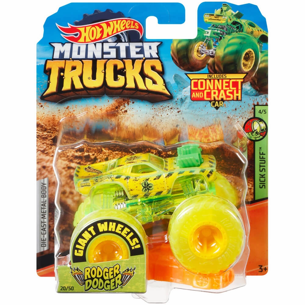 Mattel Toys Hot Wheels Monster Trucks 1:64 Scale Collectible Die-Cast (Styles May Vary)