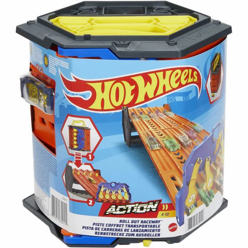 Mattel Toys Hot Wheels Roll Out Raceway Track Set