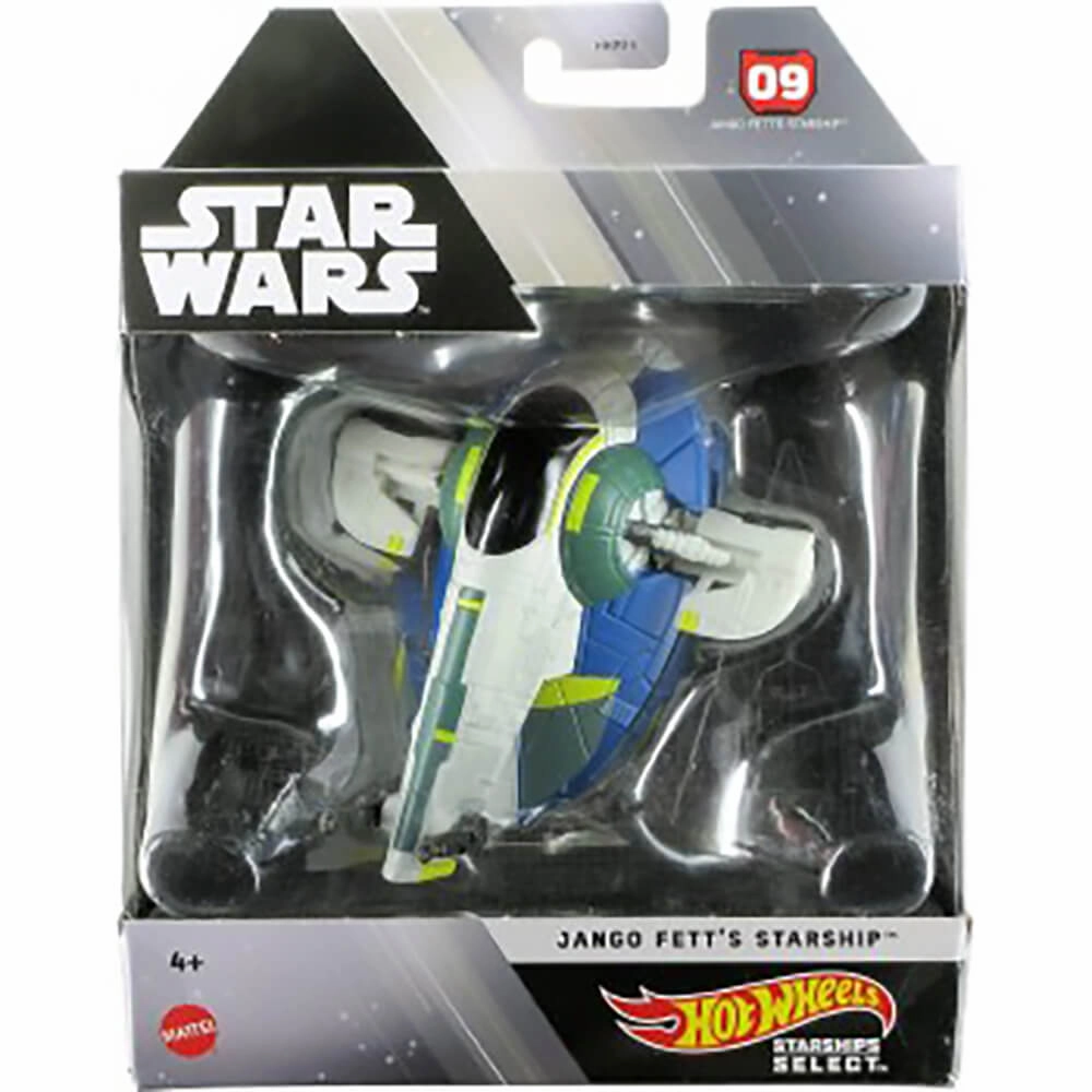 Mattel Toys Hot Wheels Star Wars Starships Select Jango Fett's Starship #09