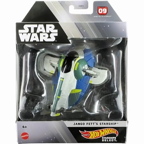 Mattel Toys Hot Wheels Star Wars Starships Select Jango Fett's Starship #09