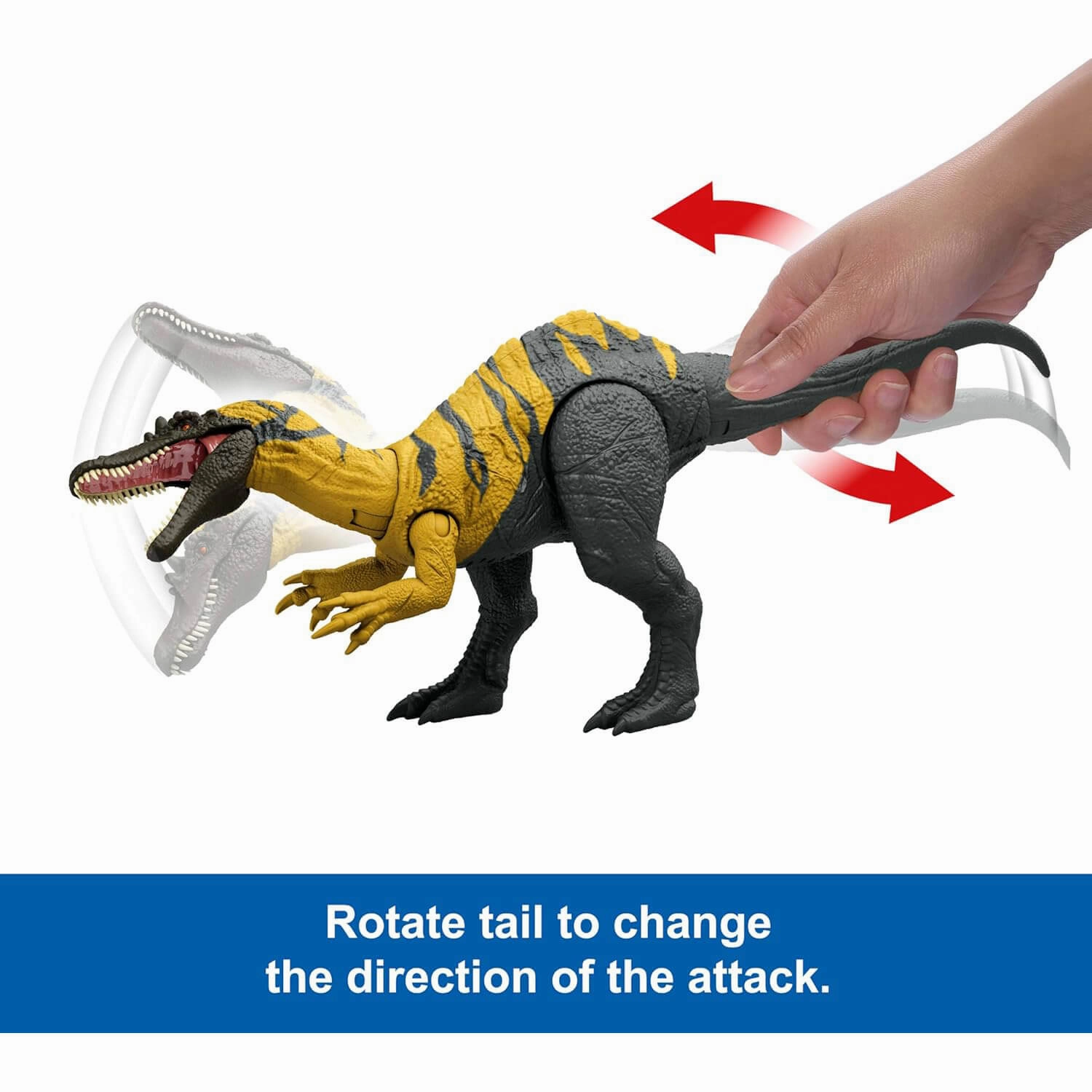Mattel Toys Jurassic World Chaos Theory Wild Roar Ceratosuchops