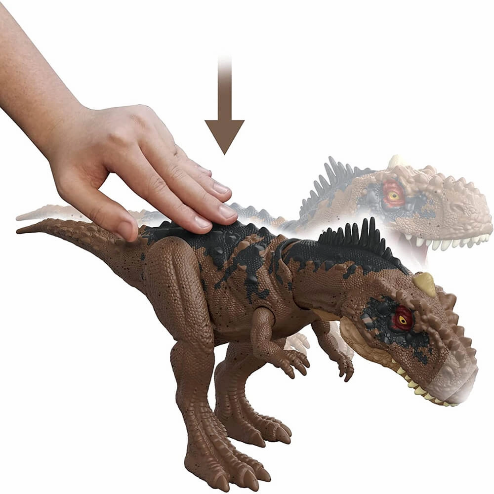 Mattel Toys Jurassic World Dominion Roar Strikers Rajasaurus Figure