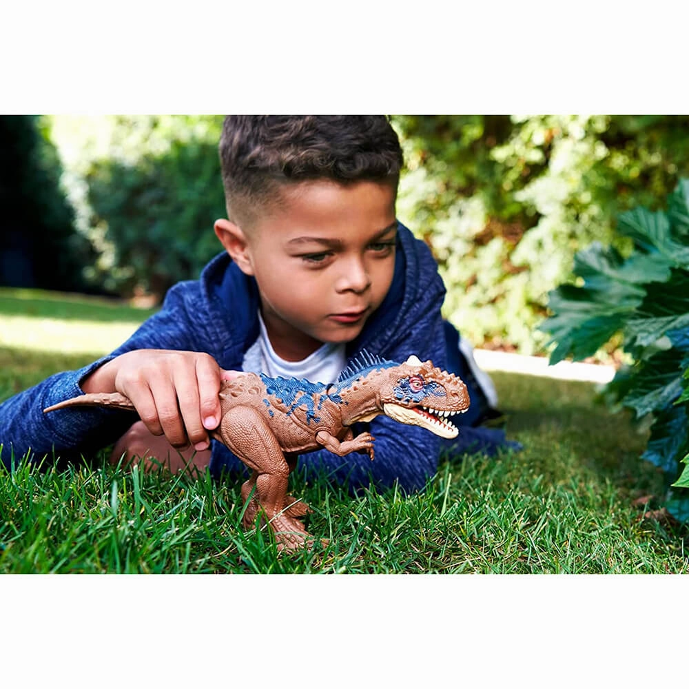 Mattel Toys Jurassic World Dominion Roar Strikers Rajasaurus Figure