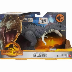 Mattel Toys Jurassic World Roar Strikers Rajasaurus Dinosaur Figure