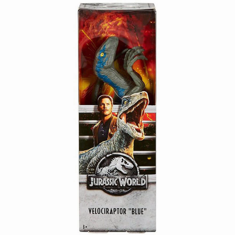 Mattel Toys Jurassic World Velociraptor Blue Action Figure