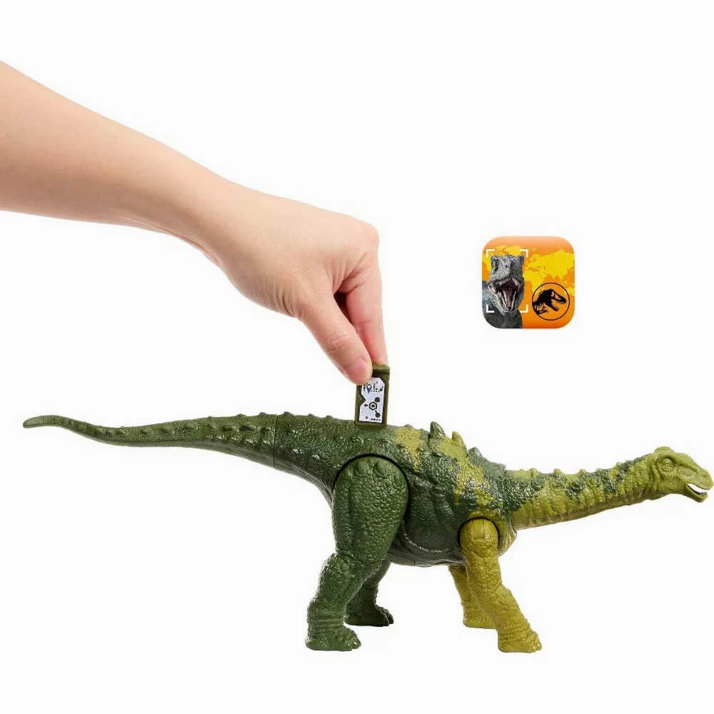 Mattel Toys Jurassic World Wild Roar Nigersaurus Dinosaur Figure