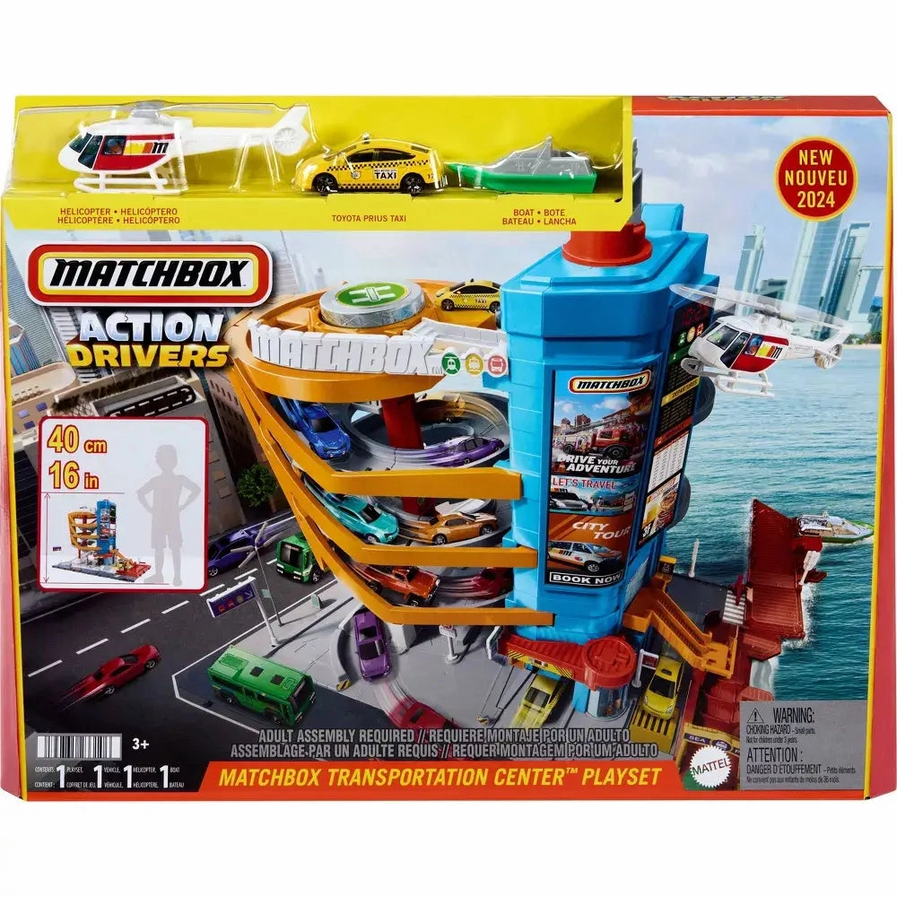 Mattel Toys Matchbox Action Drivers Transportation Hub Playset