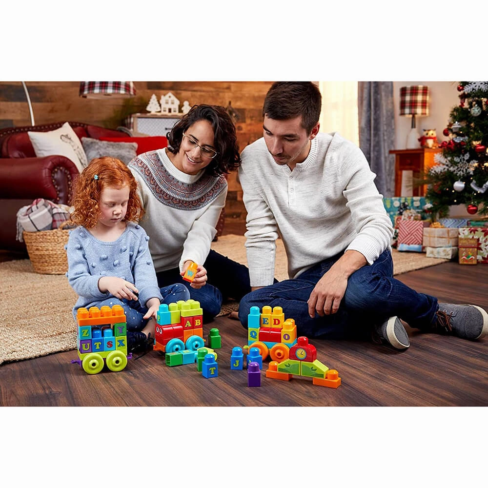 Mattel Toys MEGA Bloks Building Basics ABC Learning Train