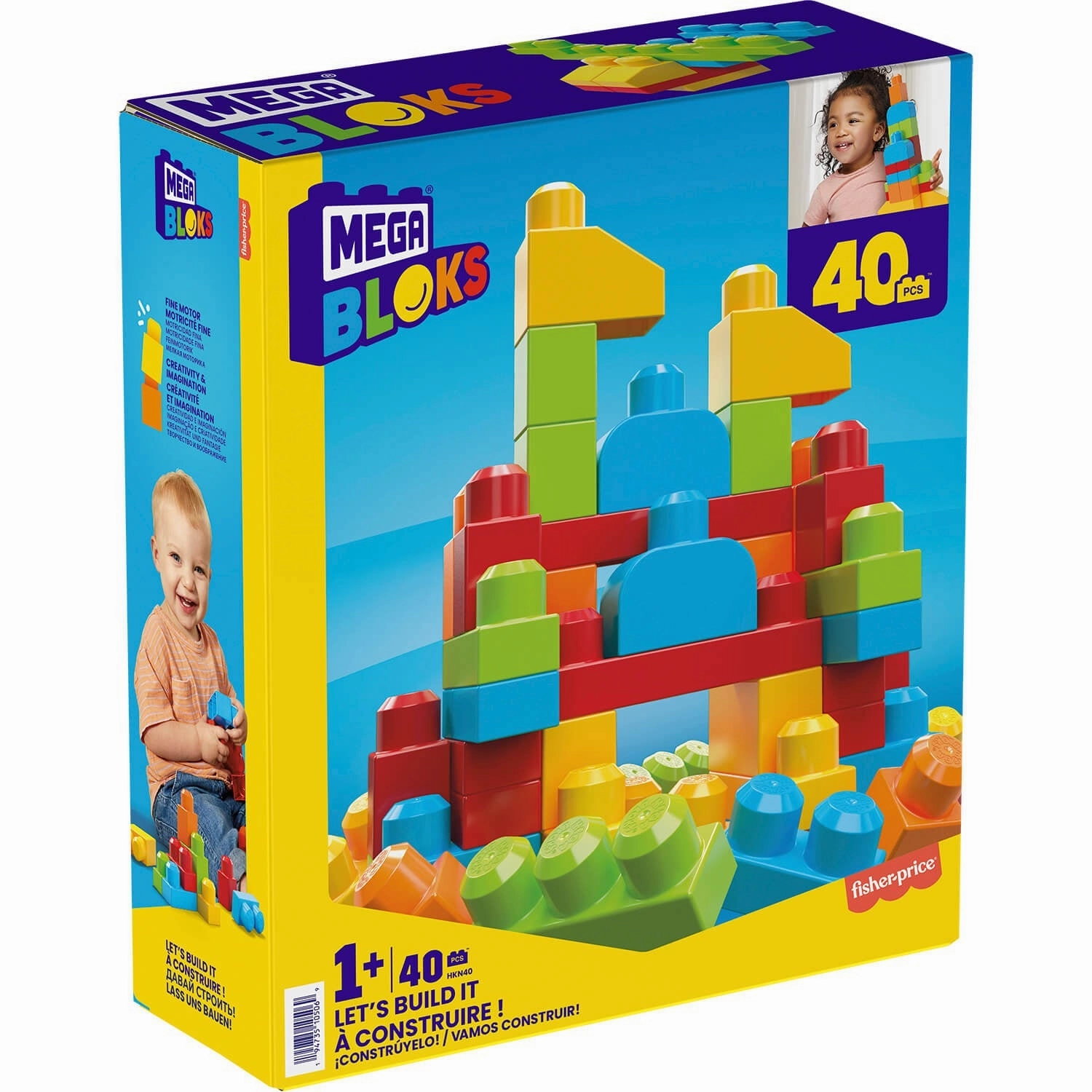 Mattel Toys MEGA Bloks Let's Build It! Construction Set