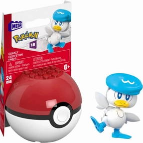 Mattel Toys Mega Construx Pokemon Series 18 Poke Ball Quaxly