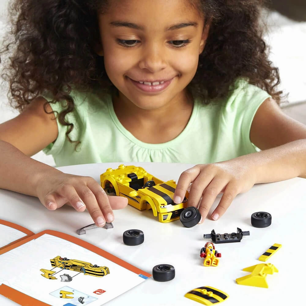 Mattel Toys MEGA Hot Wheels '17 Camaro Real Racecar Building Set