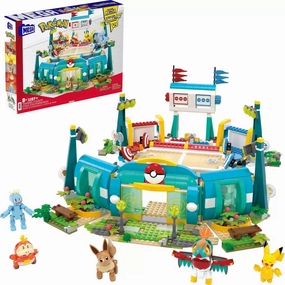 Mattel Toys MEGA Pokemon Adventure Builder Stadium Building Set