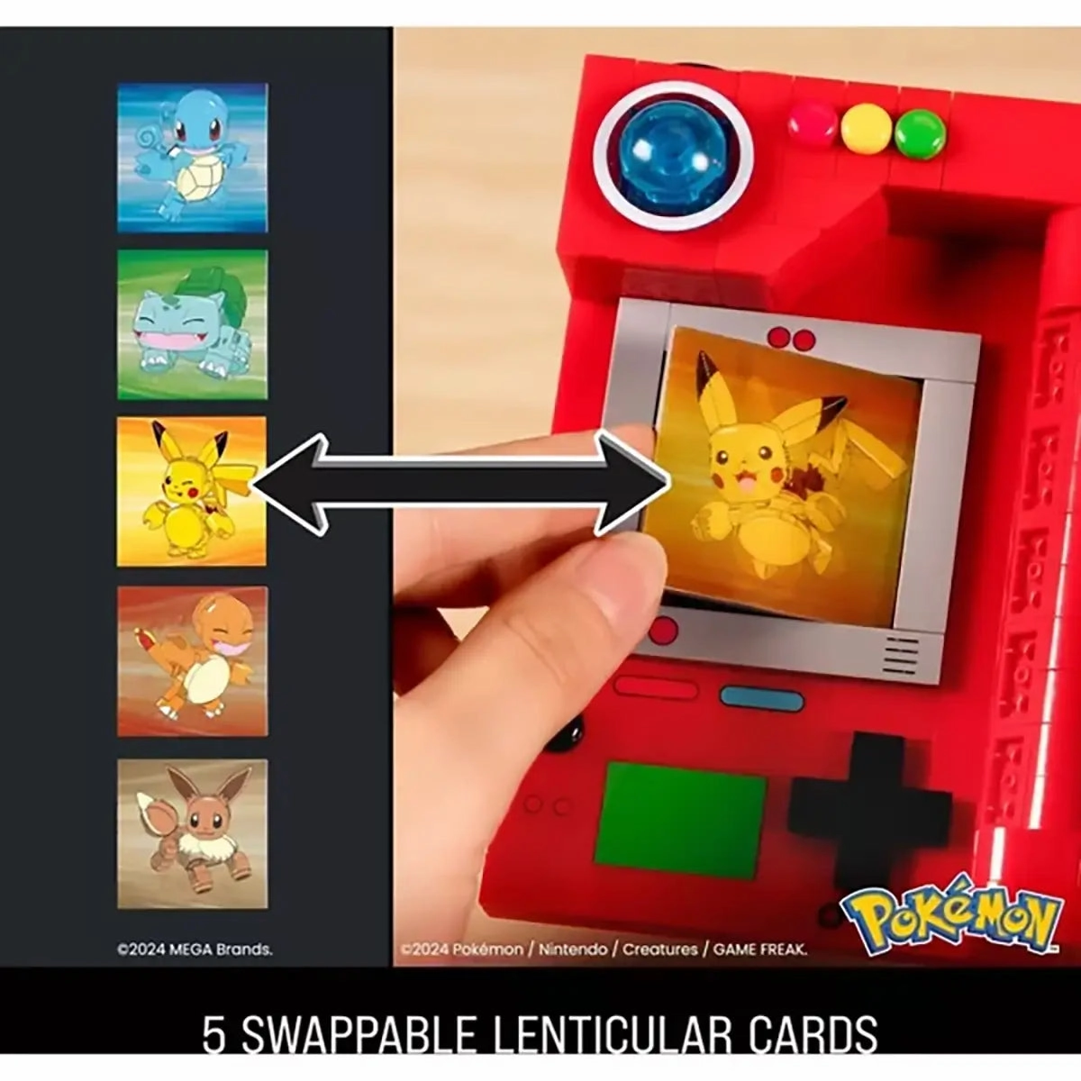 Mattel Toys Mega Pokemon Kanto Region Pokedex Building Kit