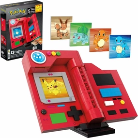 Mattel Toys Mega Pokemon Kanto Region Pokedex Building Kit