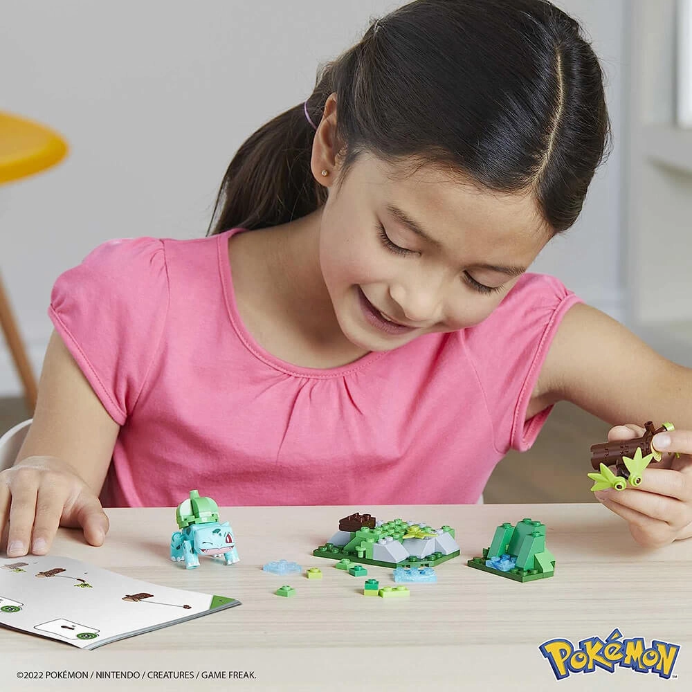 Mattel Toys MEGA Pokmon Bulbasaur's Forest Trek 82 Piece Building Set
