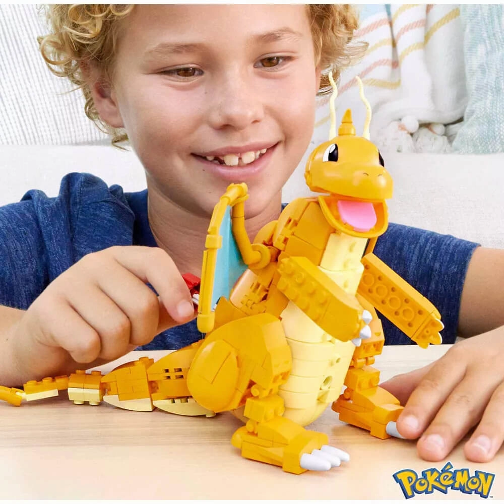 Mattel Toys MEGA Pokmon Dragonite 387 Piece Building Set