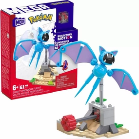 Mattel Toys MEGA Pokmon Zubat's Midnight Flight 61 Piece Building Set