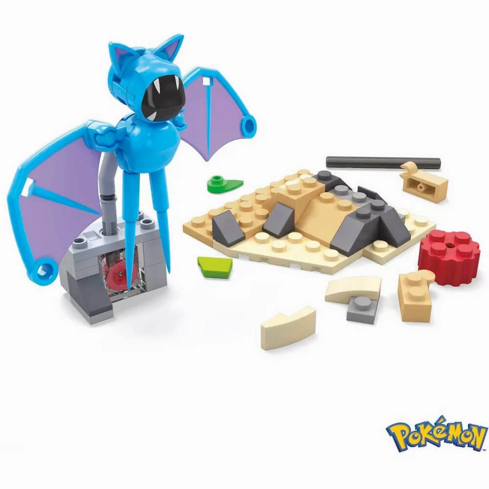Mattel Toys MEGA Pokmon Zubat's Midnight Flight 61 Piece Building Set