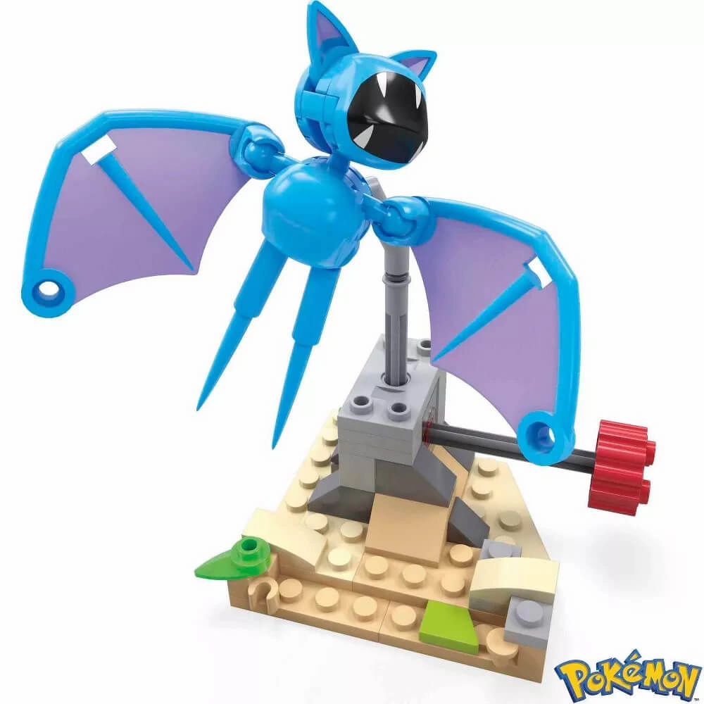 Mattel Toys MEGA Pokmon Zubat's Midnight Flight 61 Piece Building Set