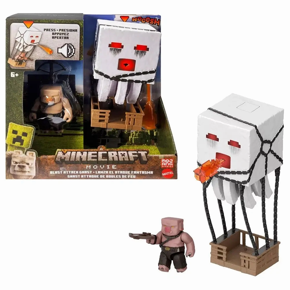 Mattel Toys Minecraft Blast Attack Ghast Action Figure Set