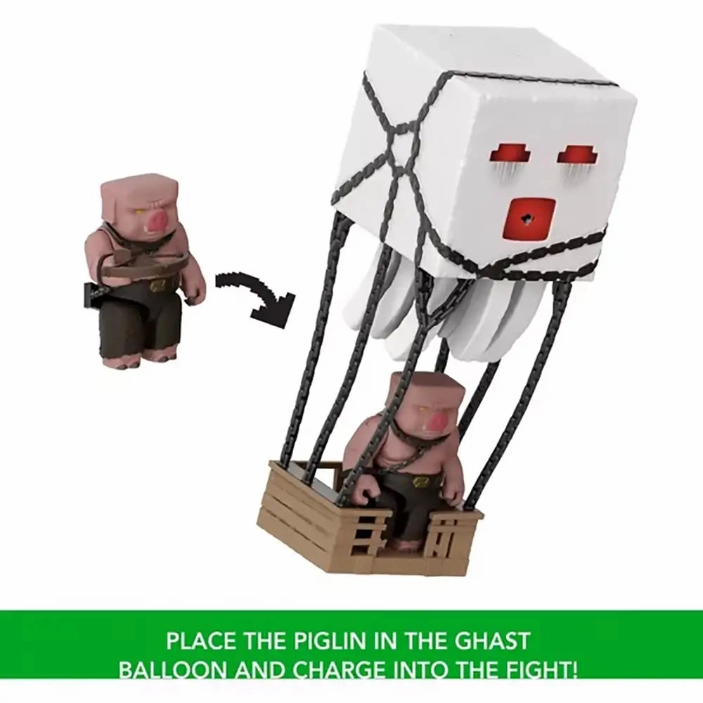 Mattel Toys Minecraft Blast Attack Ghast Action Figure Set
