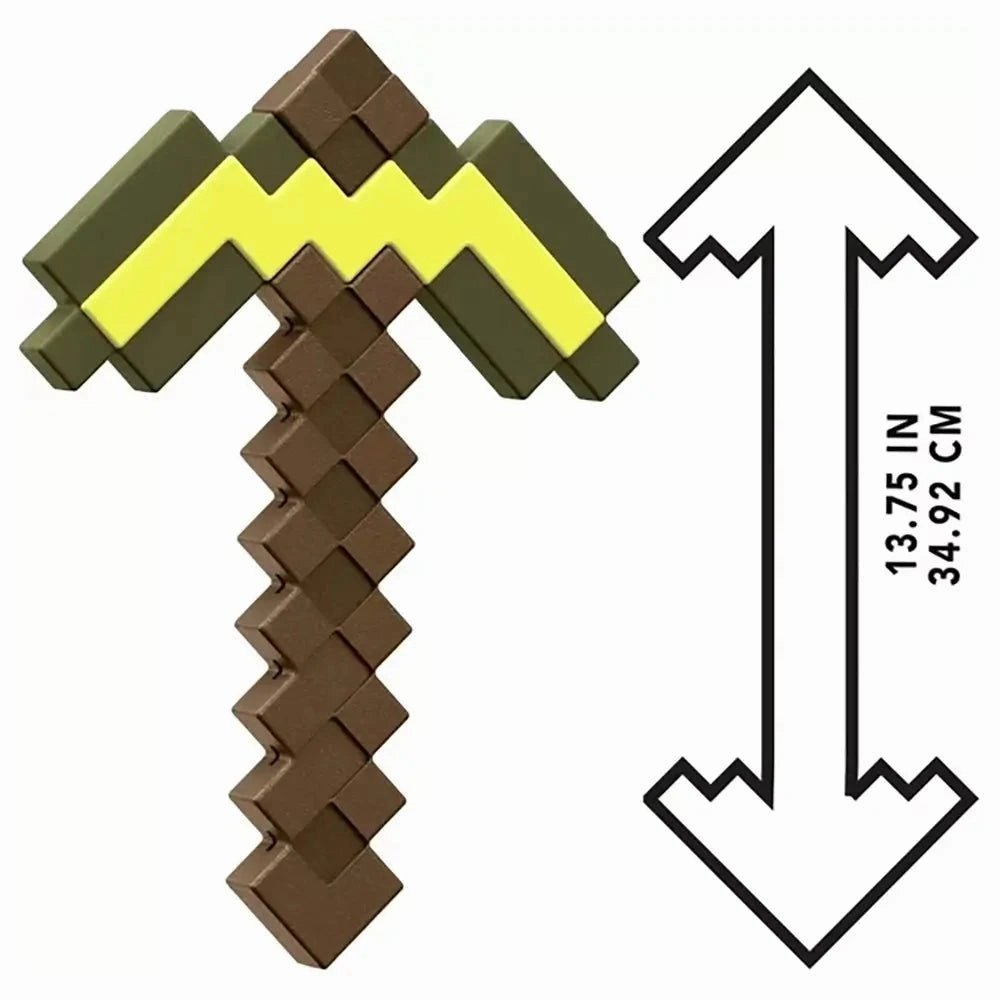 Mattel Toys Minecraft Gold Pickaxe Roleplay Set