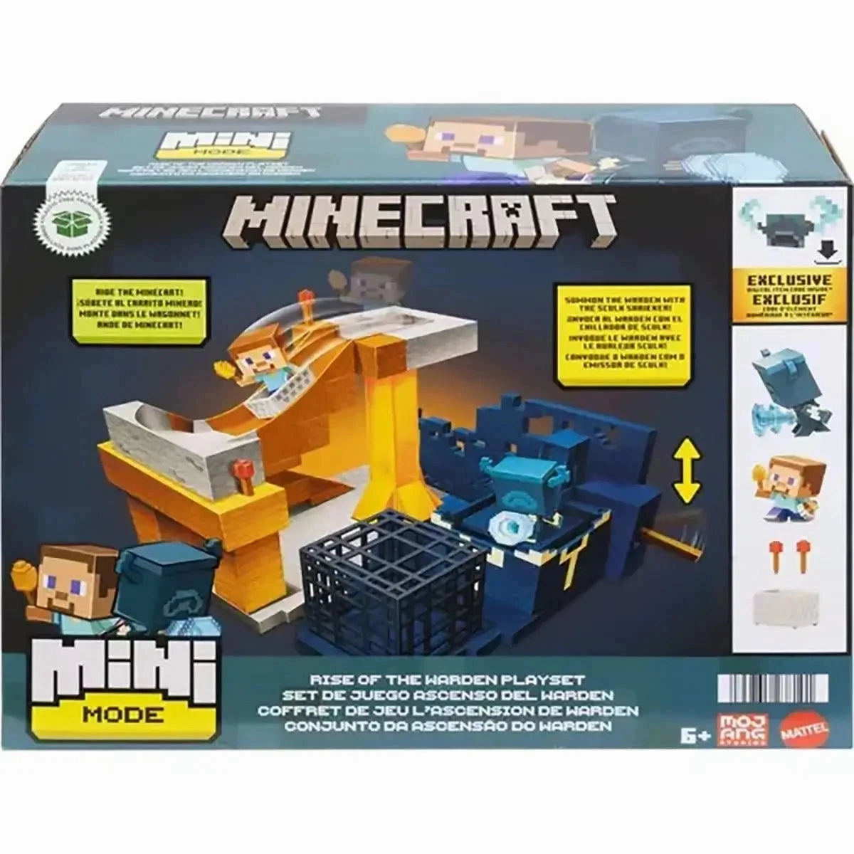 Mattel Toys Minecraft Mini Mode Rise of the Warden Playset